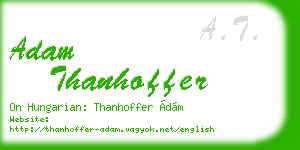 adam thanhoffer business card