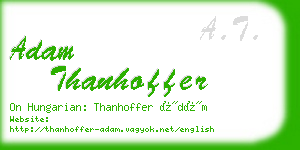 adam thanhoffer business card